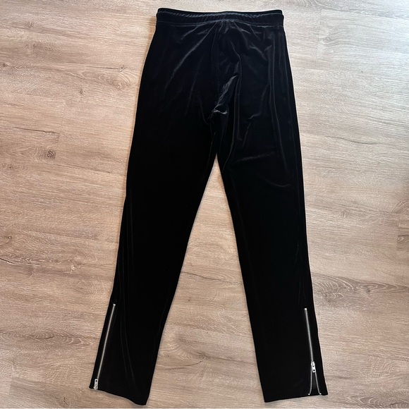 NWT Rag & Bone Black Velvet Zip Track Pant - Size XS - Picture 5 of 8
